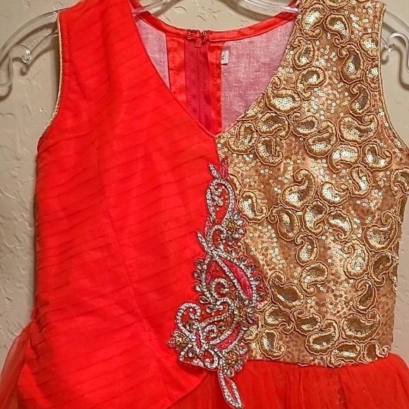 Indian Party Dress size 36 US Large - Picture 3 of 6